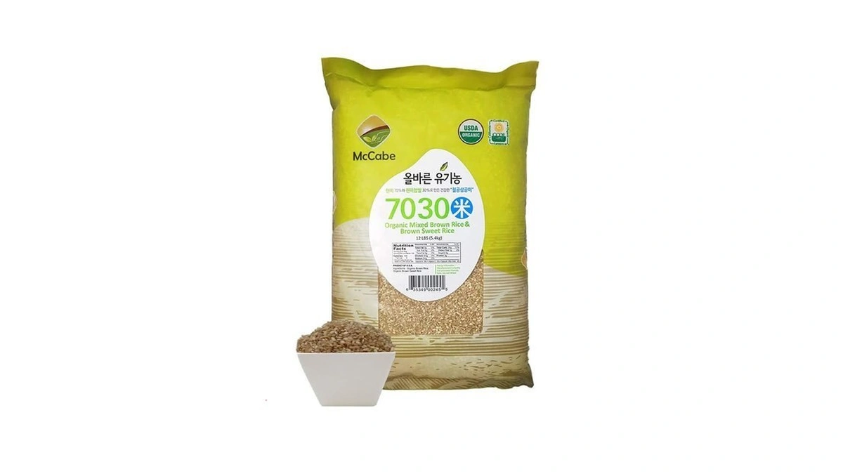 Mccabe Organic 7030 (brown Rice & Brown Sweet Rice), 12-pound,