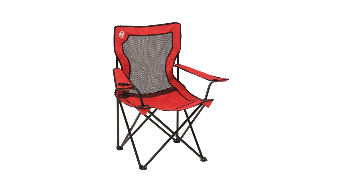 Coleman Broadband Mesh Quad Camping Chair With Carry Bag &