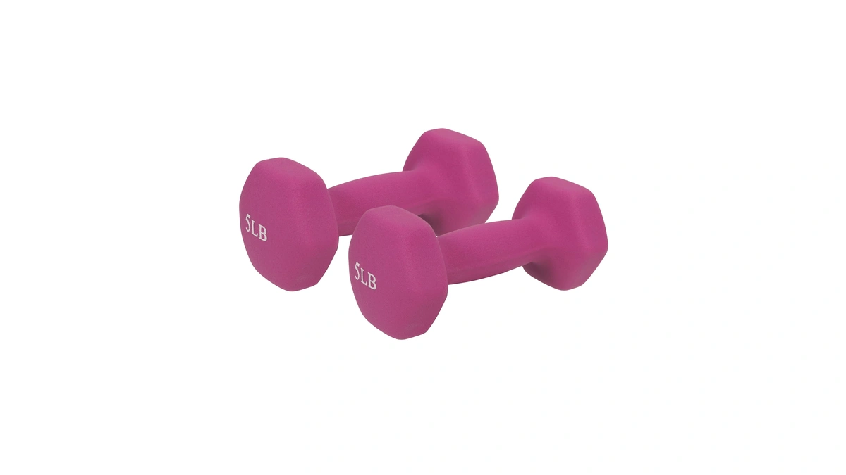 Sunny Health & Fitness Neoprene Dumbbell - 5 Lbs -