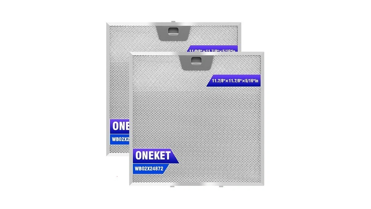 Wb02x24872 Range Hood Grease Filter Replacement - 2 Pack, Fits