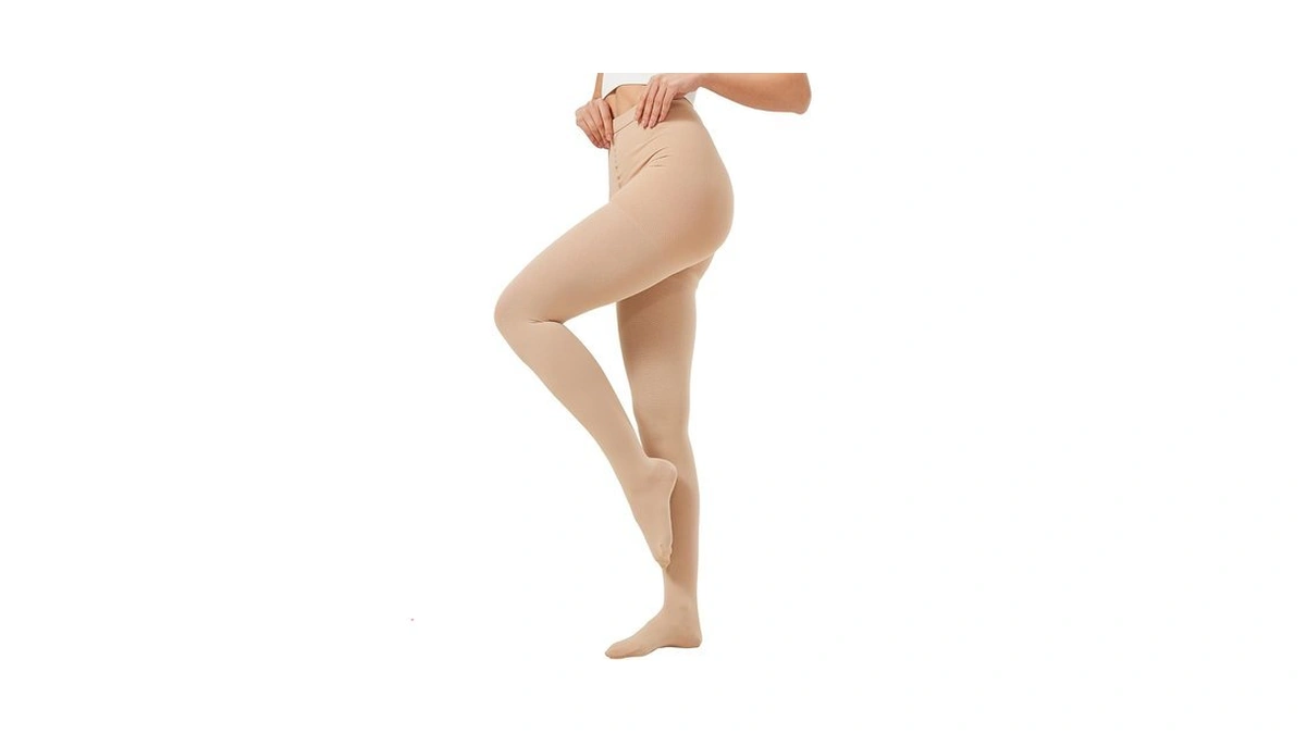 Nurcom Medical Compression Pantyhose For Women & Men,15-20 Mmhg Graduated