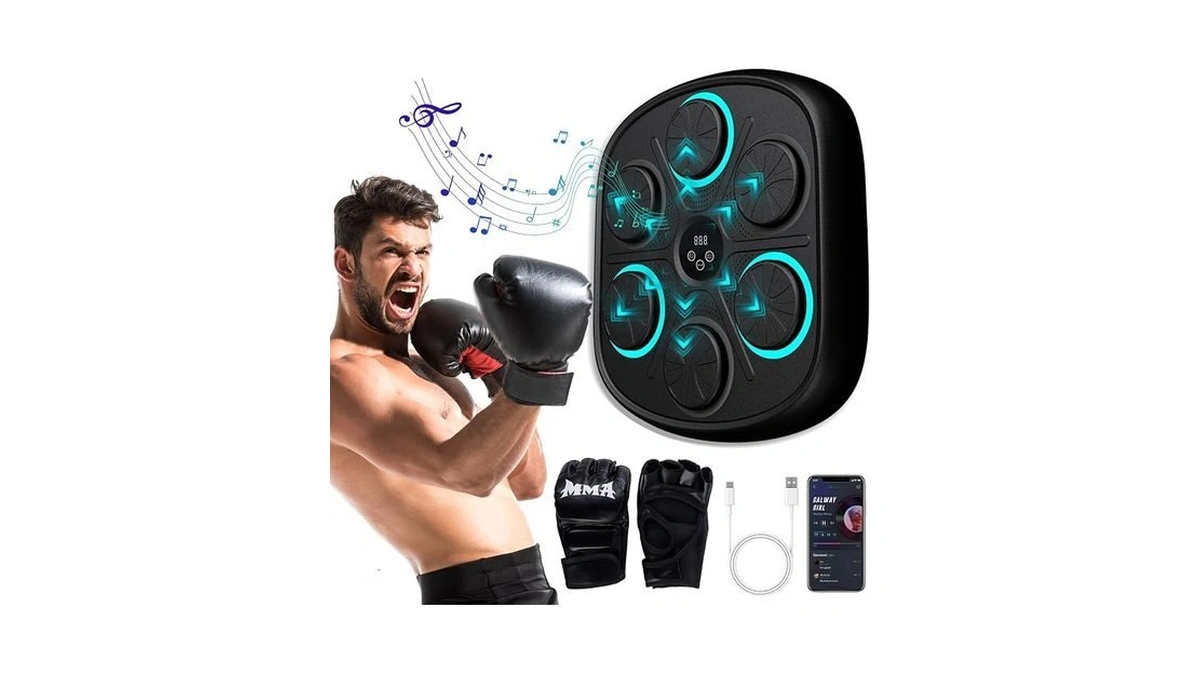 Smart Music Boxing Machine For Adults And Kids Wall Target