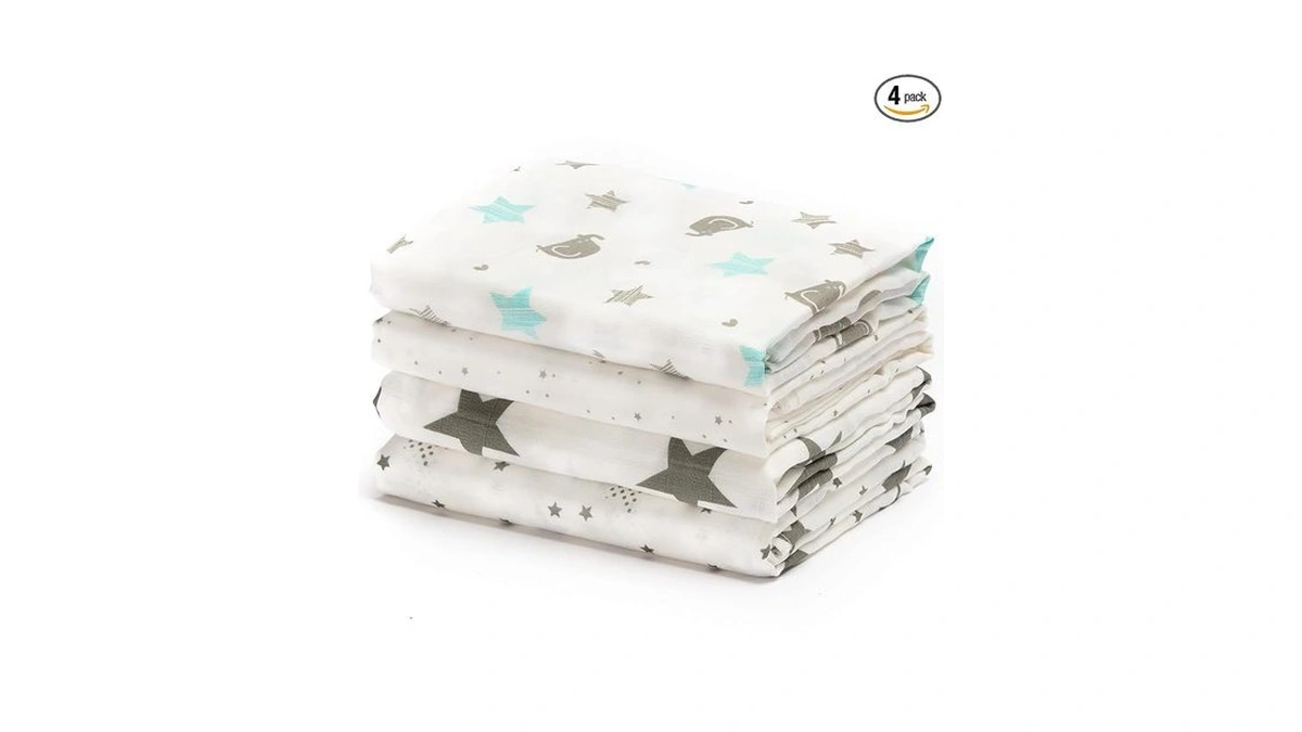 Cuddlebug Muslin Baby Swaddle Blankets For Boys And Girls 0
