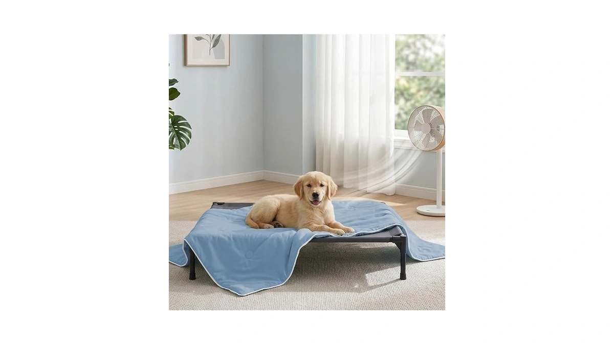 Soulbond Cooling Blanket For Medium Dogs - Q-max>0.45, Soft Breathable