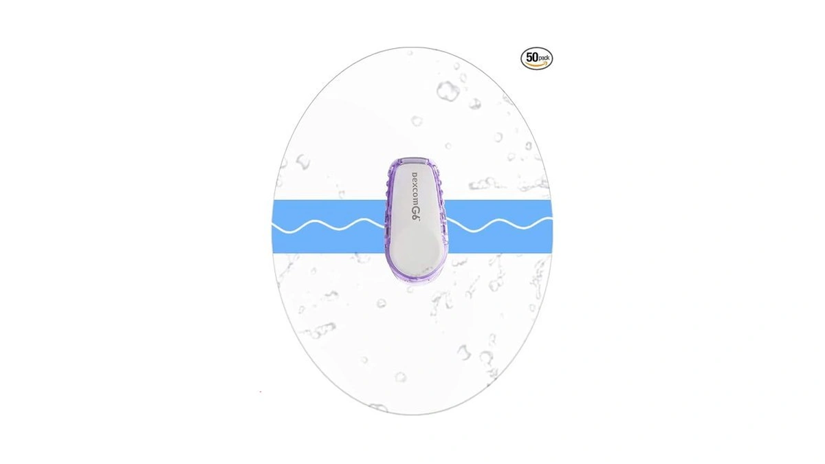 Gtagkommen 40 Pack Dexcom G6 Adhesive Patches,waterproof & Transparent Dexcom