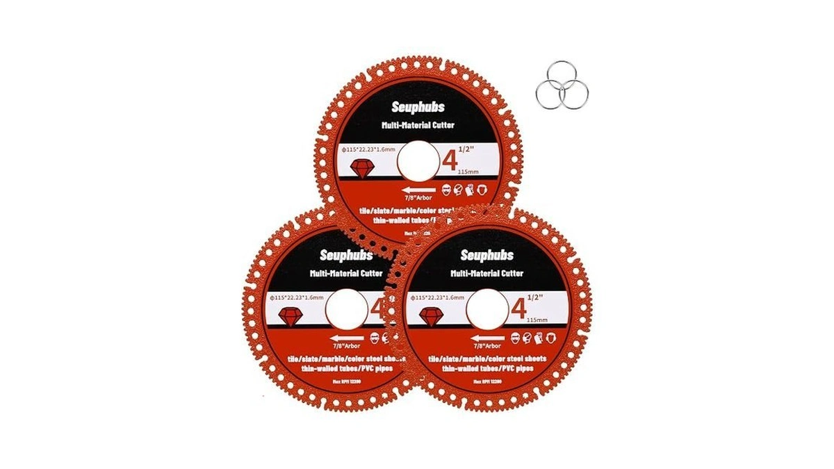 4-1/2 Inch Indestructible Disc For Grinder, 7/8" Arbor, Upgraded Brazed
