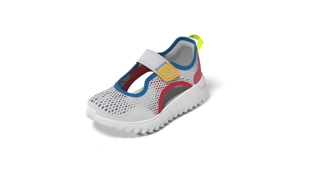 Adidas Unisex-kids Summerflex Sportswear, Dash Grey/semi Lucid Red/bright Blue, 12