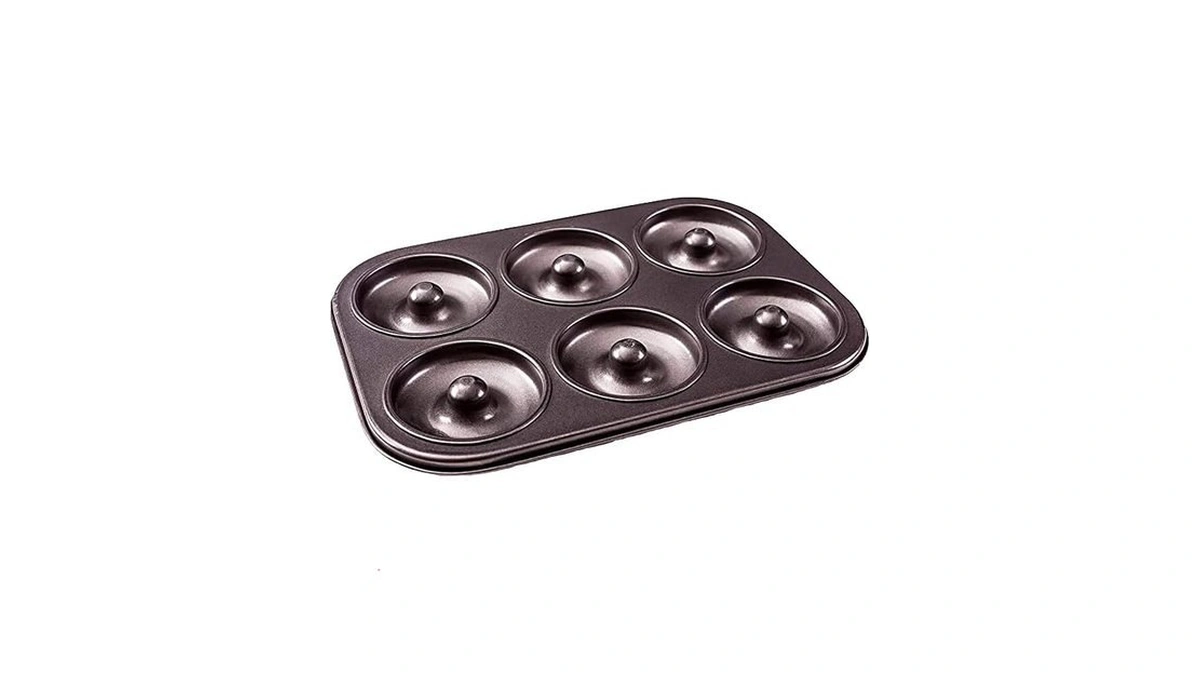 Donut Pan By Dohnuts - Premium 6 Cup Non-stick Mini