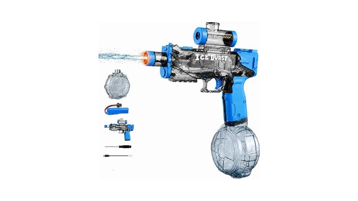 Electric Water Gun For Adults Kids, Automatic Water Guns 32ft