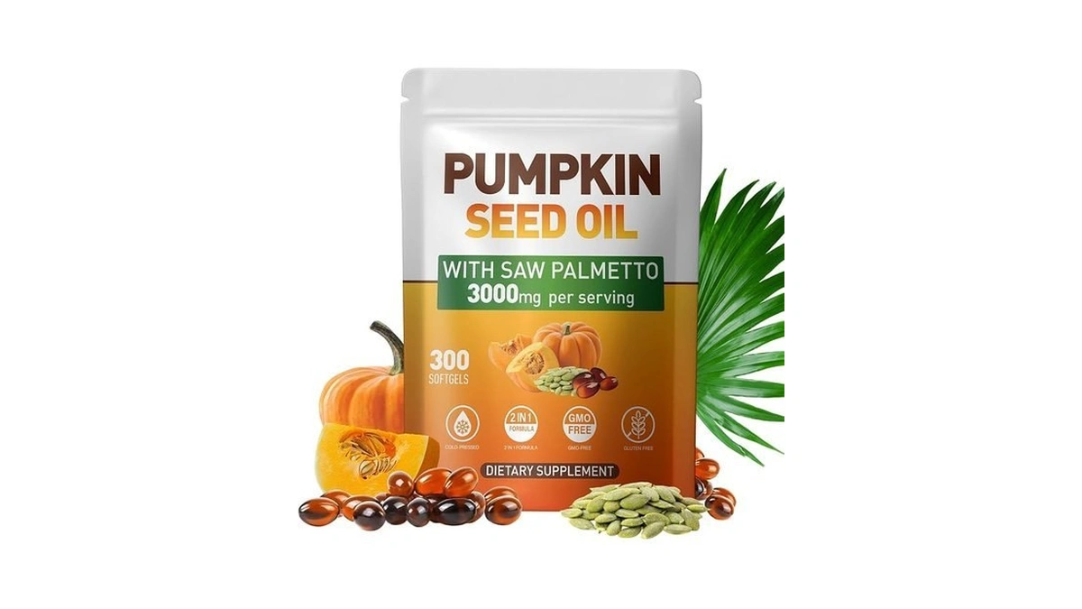 Pumpkin Seed Oil Capsules - Saw Palmetto Pumpkin Seed Oil