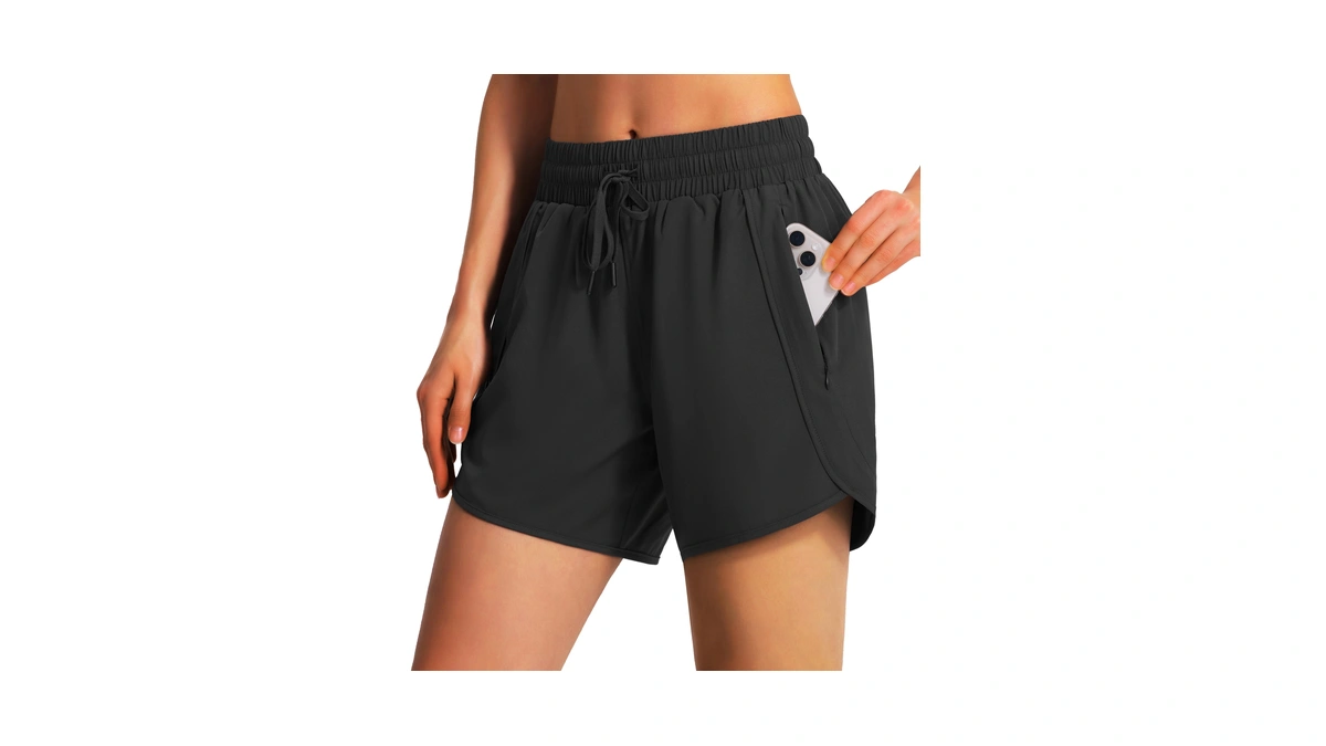Ksmien Women's 5"/ 7" Athletic Running Shorts Quick Dry Lightweight