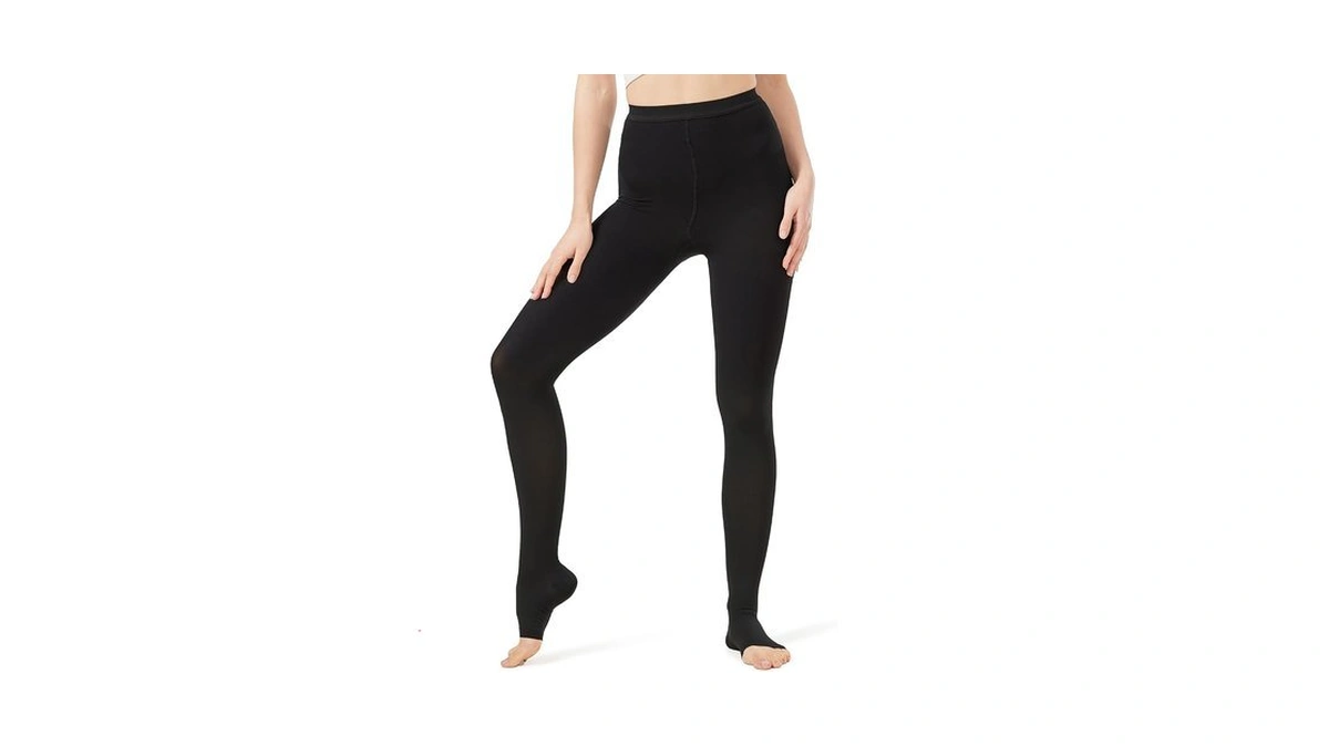 Nurcom 15-20 Mmhg Compression Pantyhose For Women & Men, Open