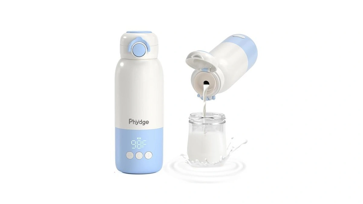 Phydge Portable Bottle Warmer For Travel,12.5oz Cordless Baby Milk Warmer