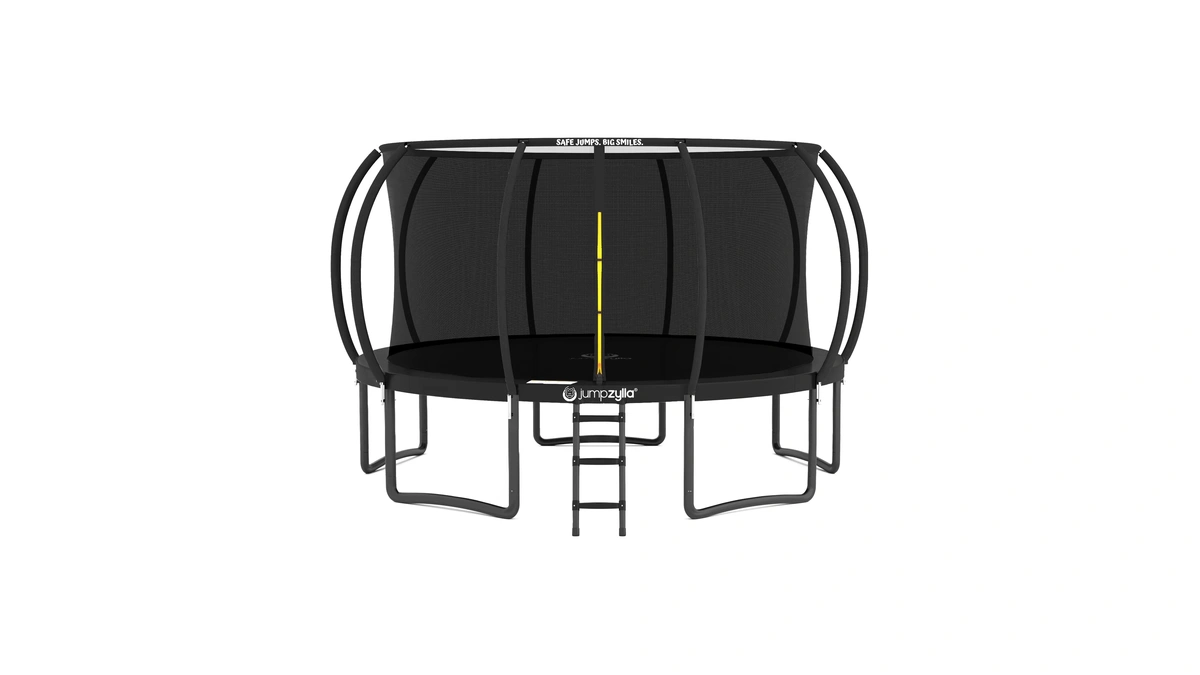 Jumpzylla Outdoor Trampoline With Net For Kids 8ft 10ft 12ft