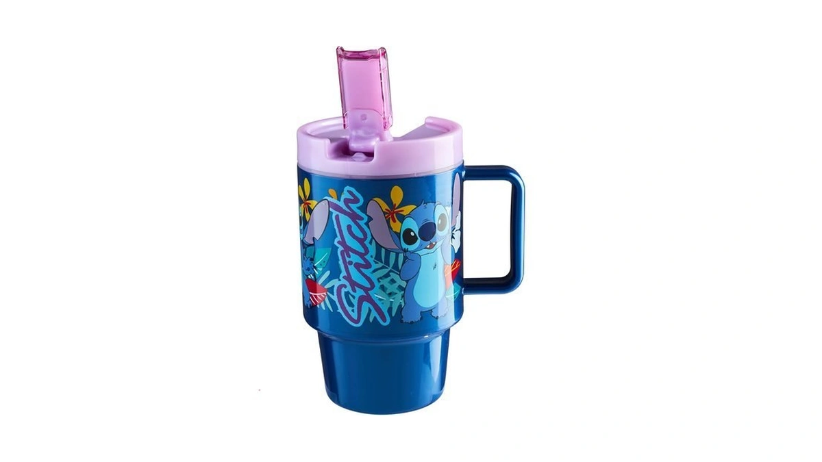 Get Trend Disney Stitch Kids Water Bottle With Straw 16.9