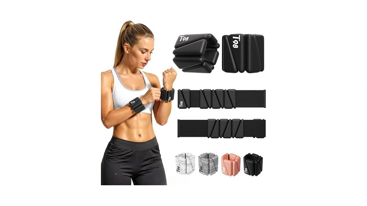 T98 Wrist & Ankle Weights For Women Men, Wearable Wrist