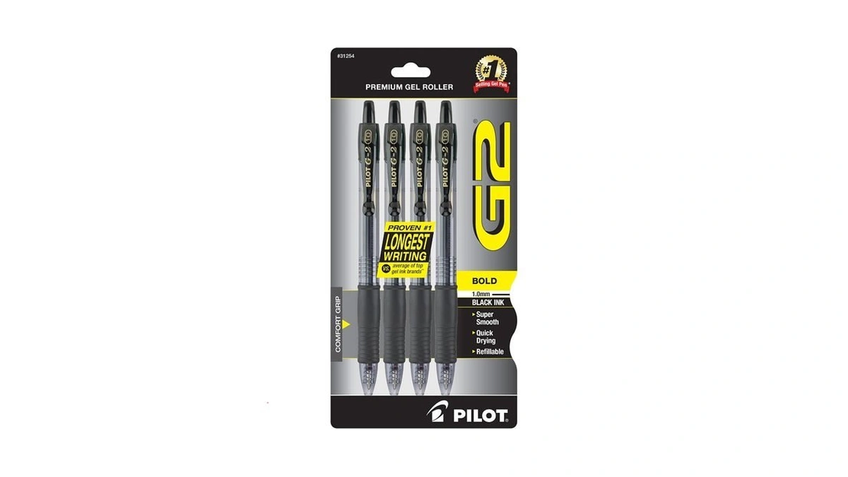 Pilot G2 Premium Refillable & Retractable Rolling Ball Gel Pens,