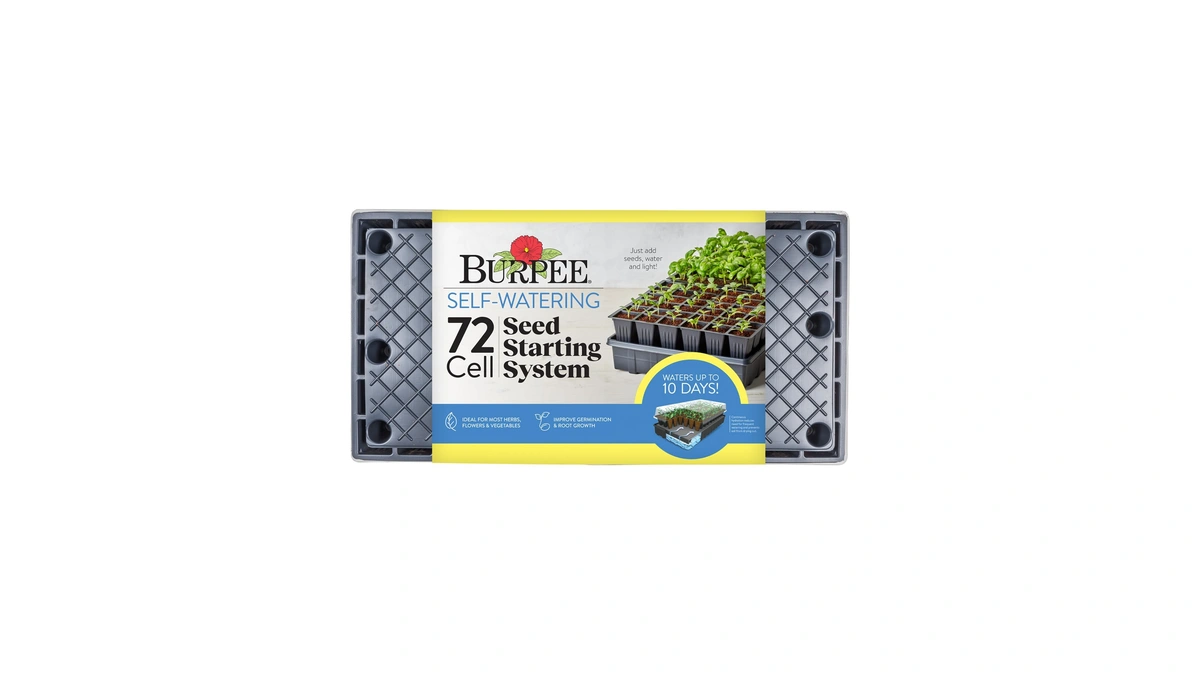 Burpee Self-watering Seed Starter Tray, 72 Cells