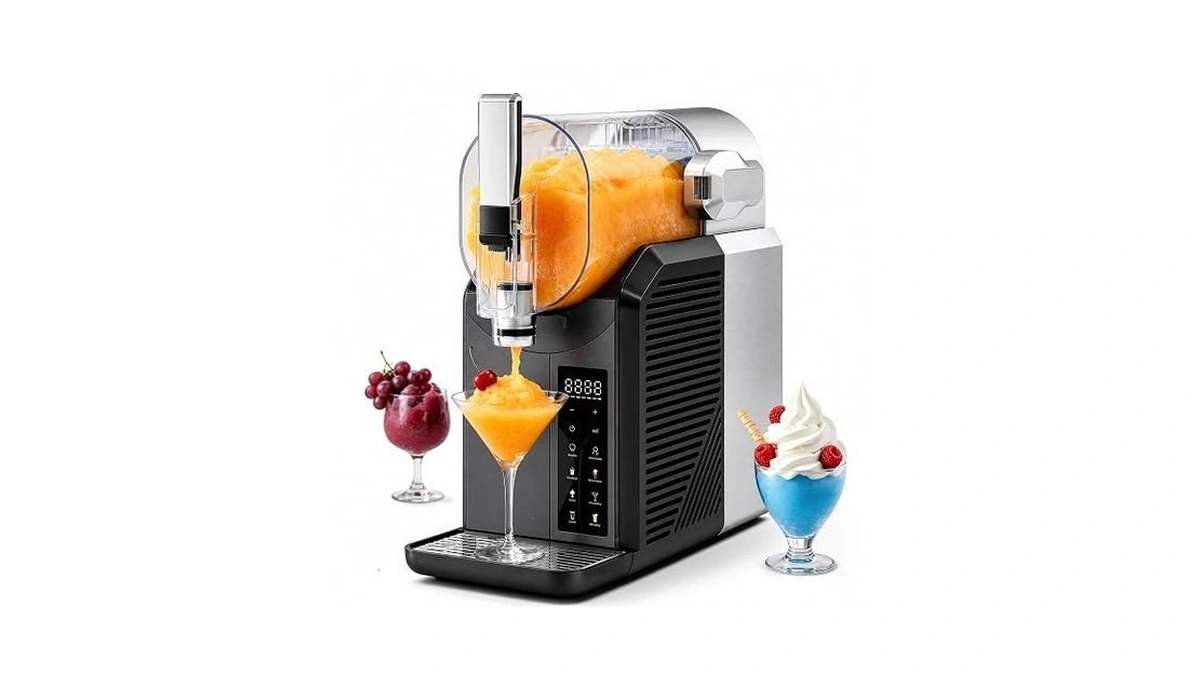 Fab&deluxe Slushie Machine, 2l/68oz & Slushy Machine For Home