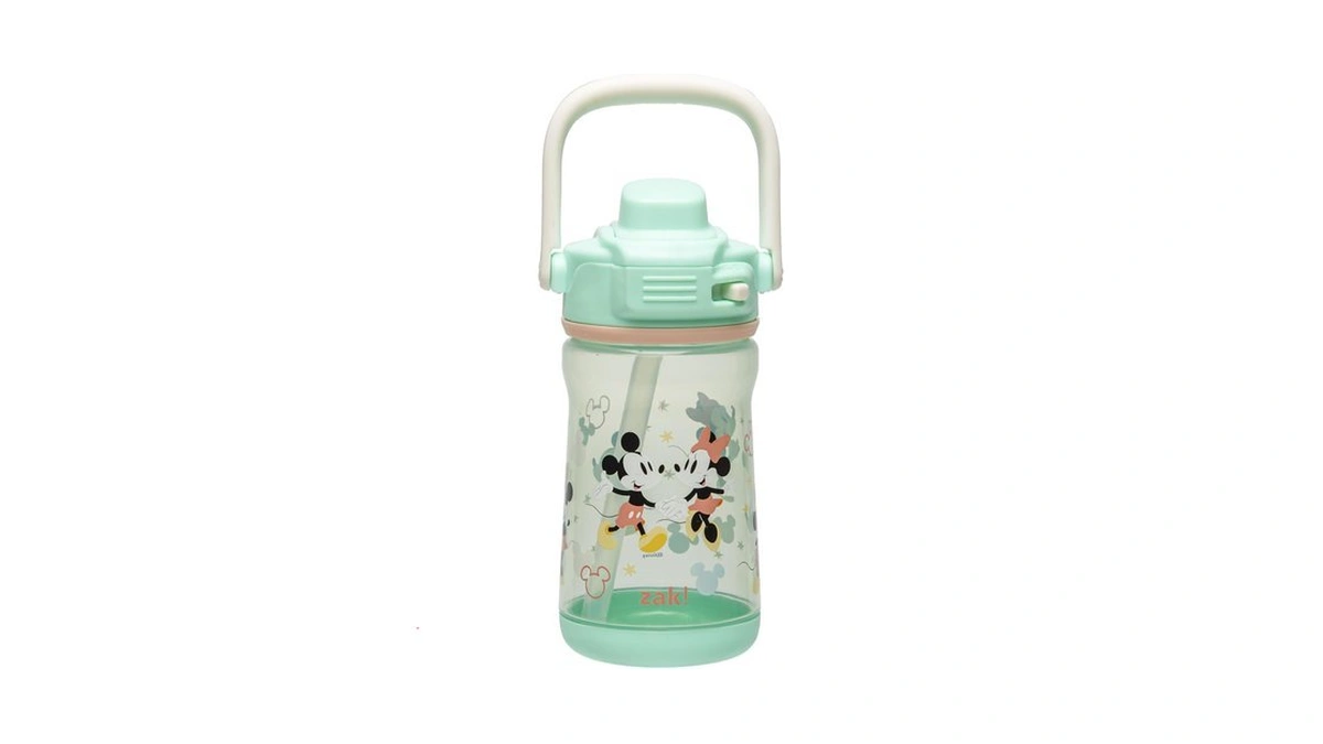Zak Designs Disney Beacon Kid Water Bottle For Travel Or