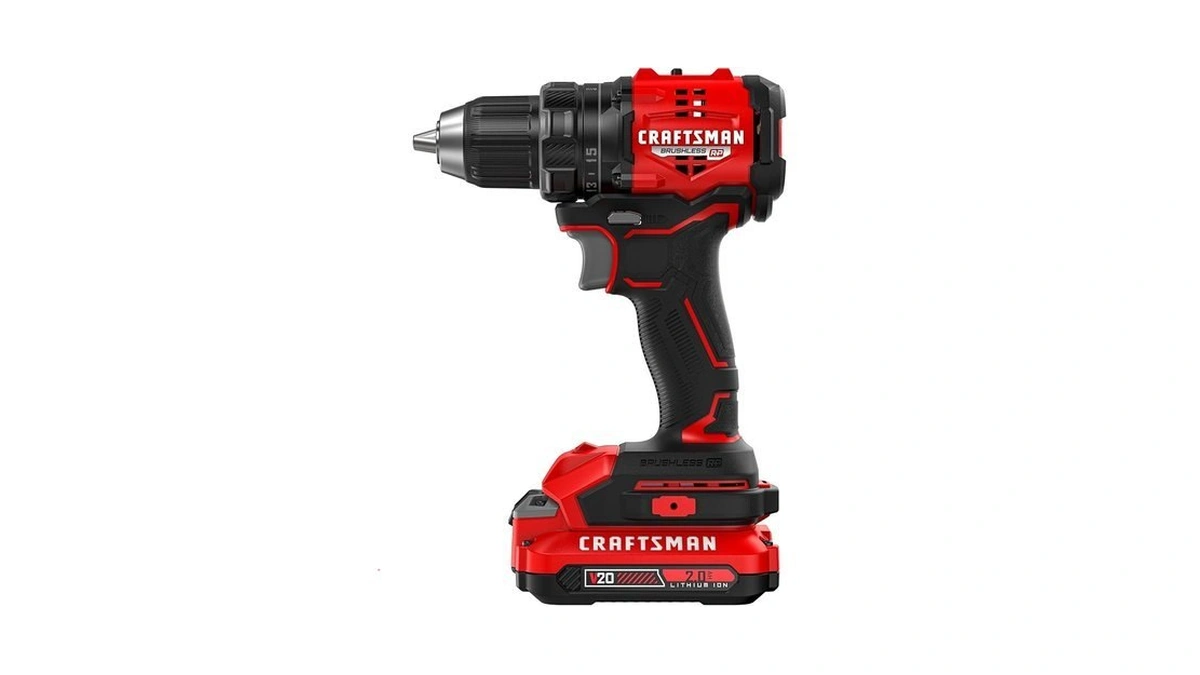 Craftsman V20 Brushless Rp Compact Drill/driver, Variable Speeed Trigger, Built