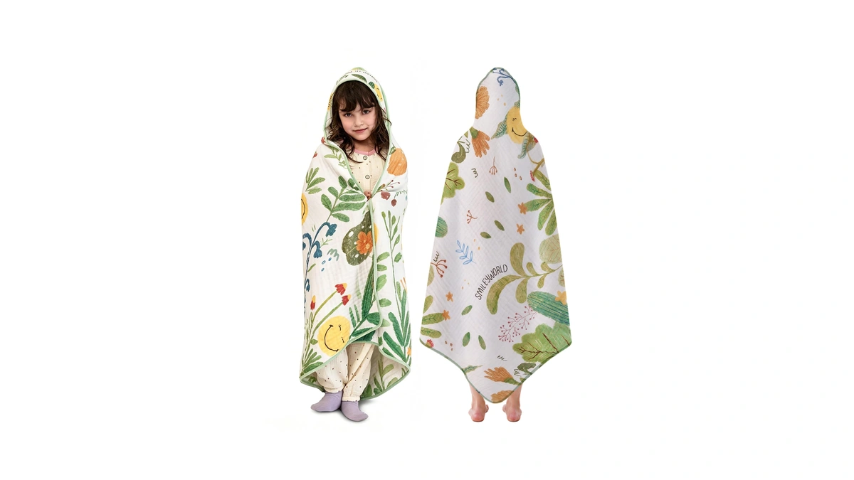 Hooded Bath Towels For Kids, Kids Toddler Beach Towelsgirls Boys,