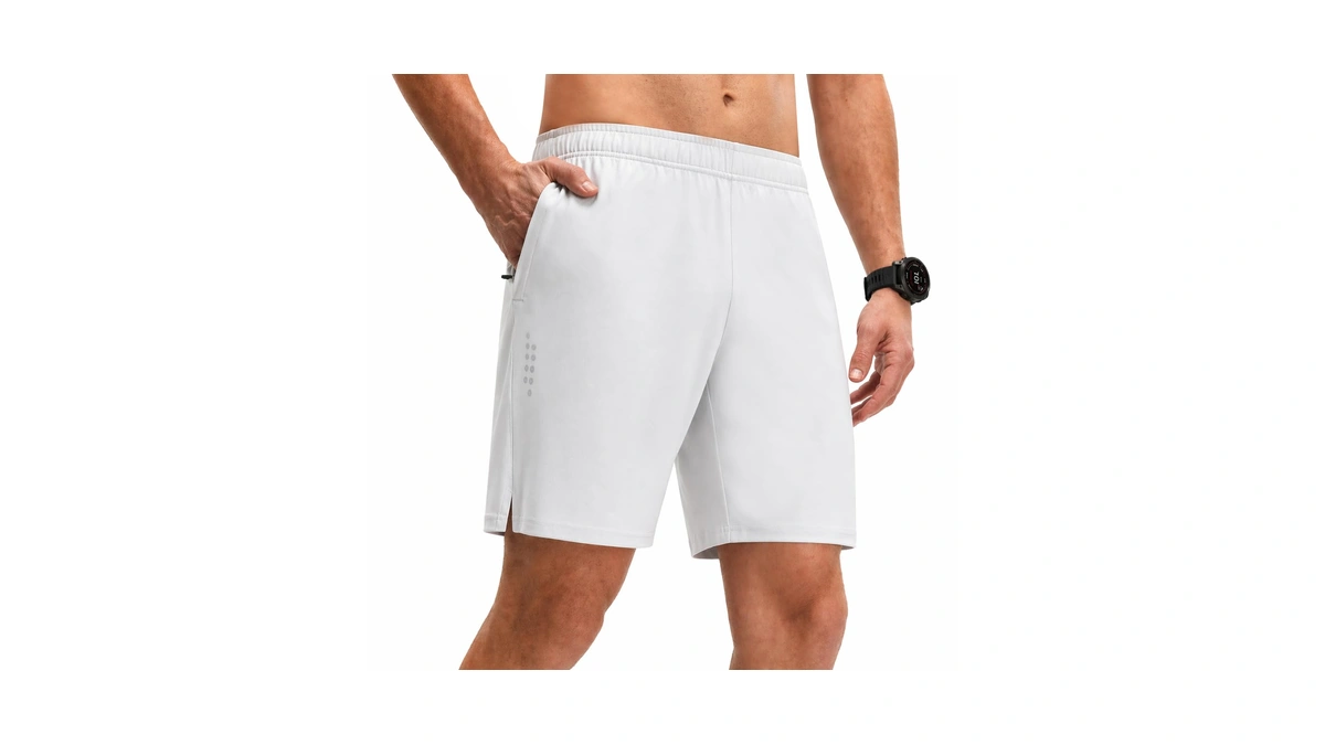 M Maelreg Mens Shorts Athletic With 4 Zipper Pockets Lightweight