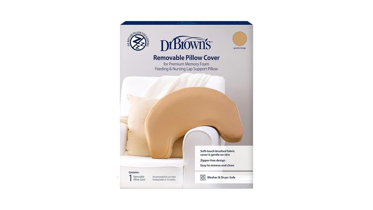 Dr. Brown's Bottle Feeding And Nursing Lap Support Pillow Cover,
