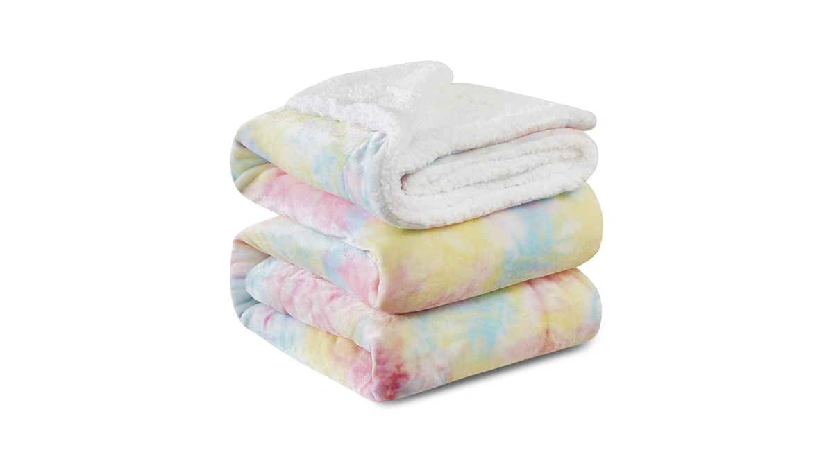 Kawahome Sherpa Fleece Queen Size Blanket For Bed - Extra