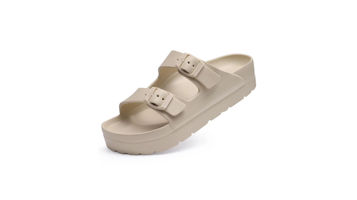 Goosecret Women's Comfortable Arch Support Walking Platform Sandals