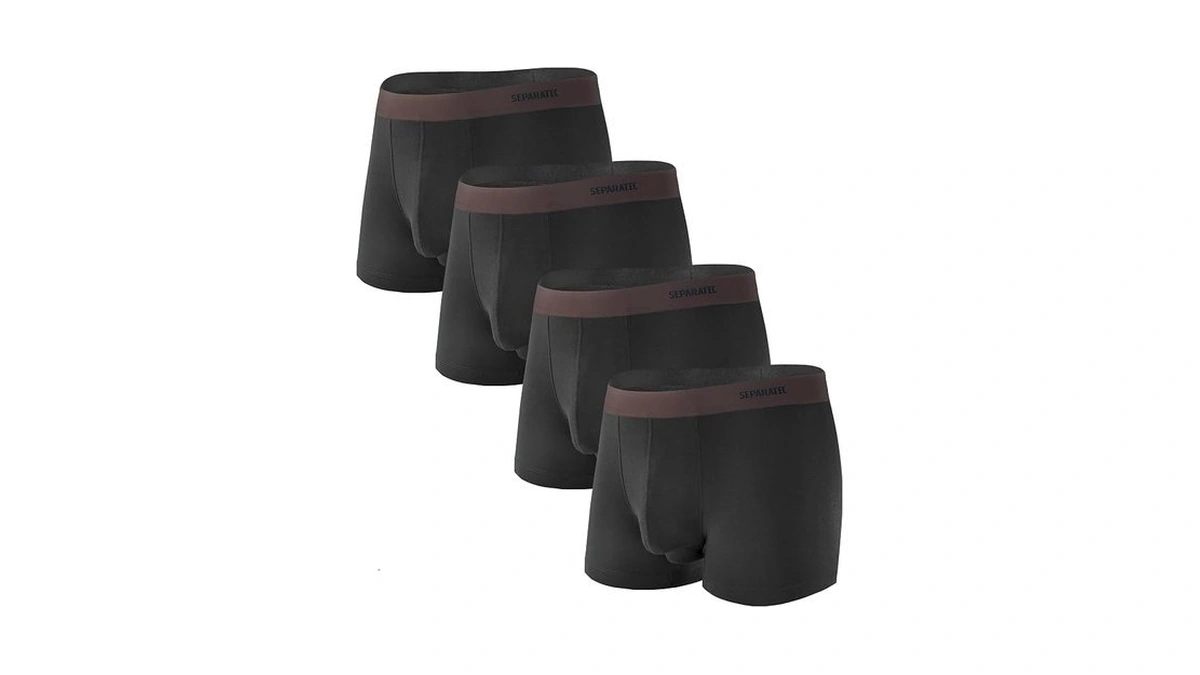 Separatec Mens Underwear Rayon Made From Bamboo Underwear Men, 3.5-inch