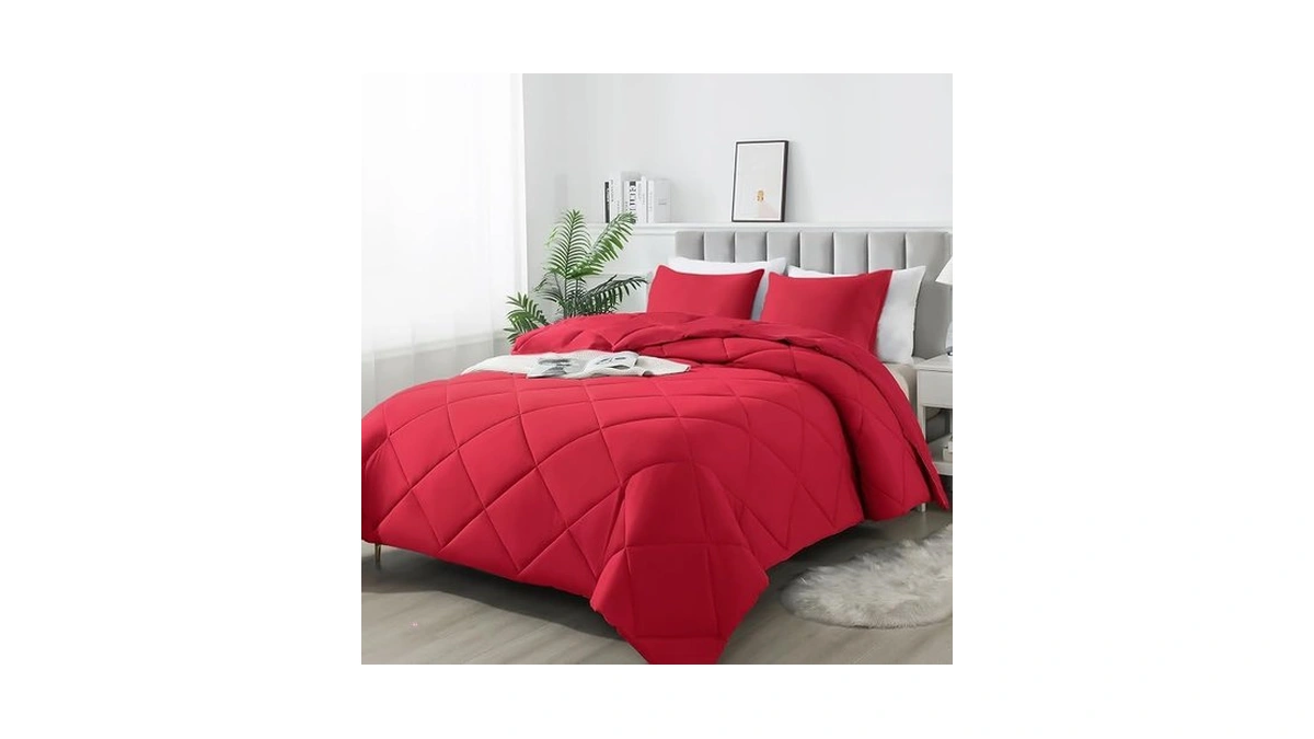 Suvamjam 3-piece Twin Comforter Set,all-season,soft & Hypoallergenic &breathable Bedding,polyester Quilted,down
