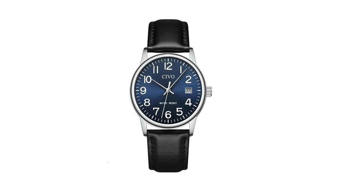 Civo Watches For Men Analog Quartz: Waterproof Watch With Numeral