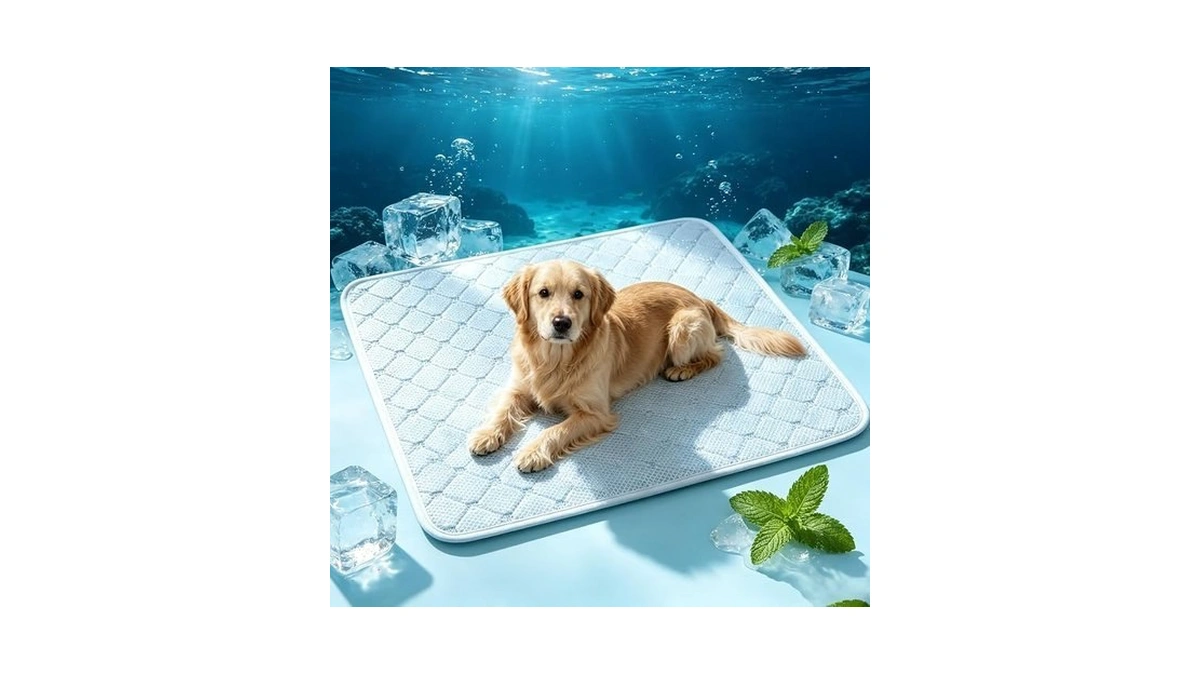 Kmirtne Pet Cooling Mat Scratch Resistant Qmax>0.5 Instant 6-12°f Drop,no