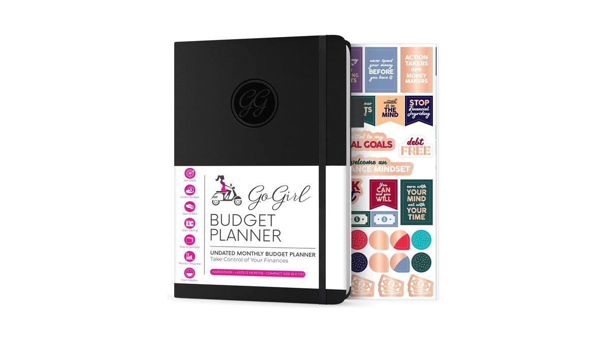 Gogirl Budget Planner – Monthly Financial Planner Organizer Budget Book.