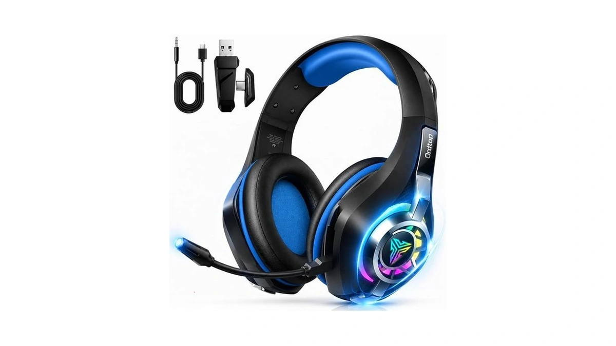 2.4ghz Wireless Gaming Headsets For Ps5/ps4/switch, New Rgb Bluetooth 5.4