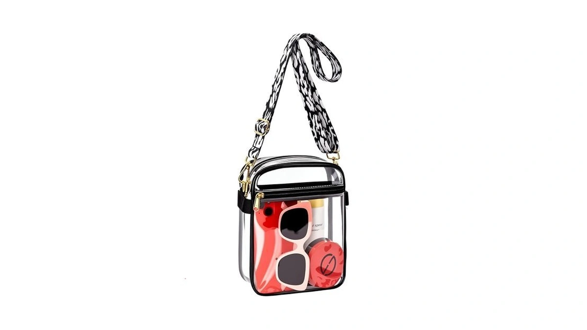 May Tree Clear Bag For Stadium Events Clear Purse For