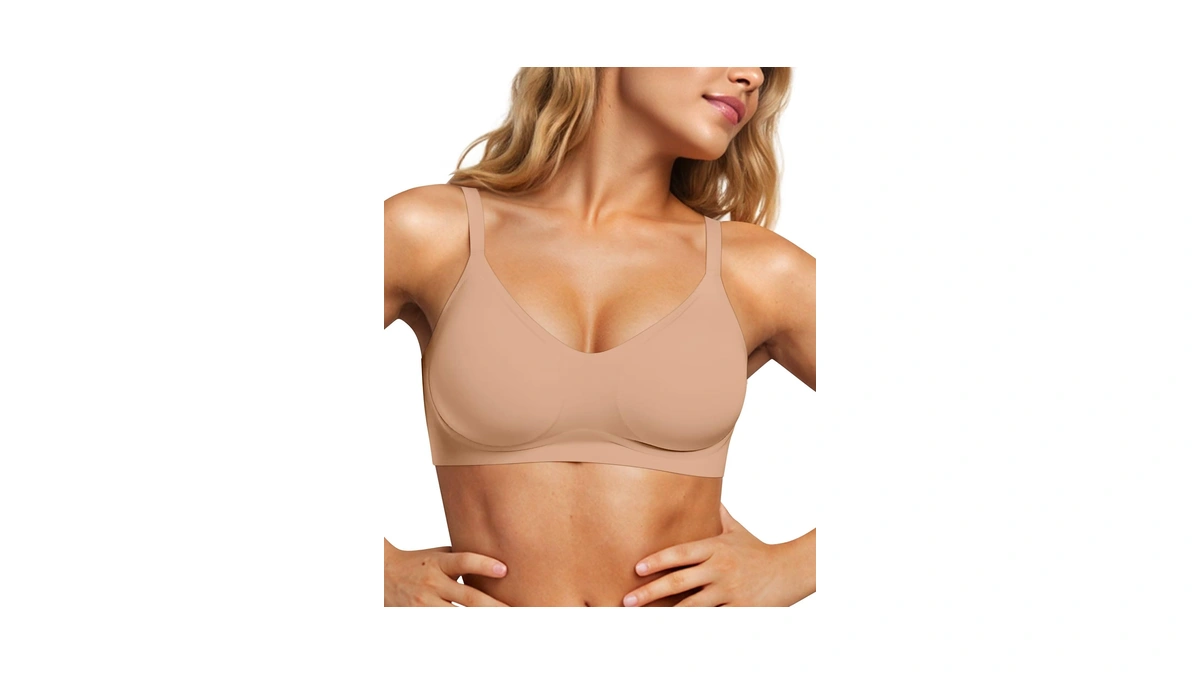 Vertvie Womens Seamless Bra No Underwire Comfort Push Up Bras