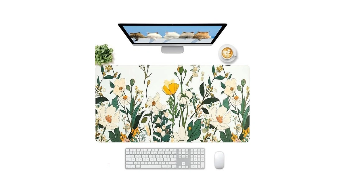 Freenook Large Desk Mat, Desk Matt For Desktop, Leather Mouse