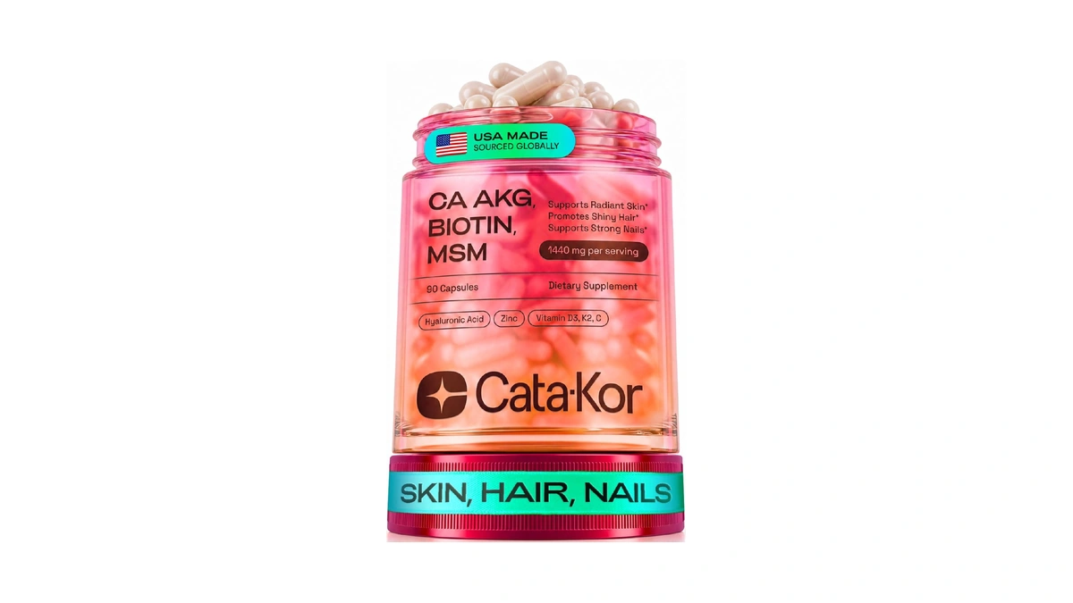 Cata-kor Hair Skin And Nails Vitamins For Women – Biotin