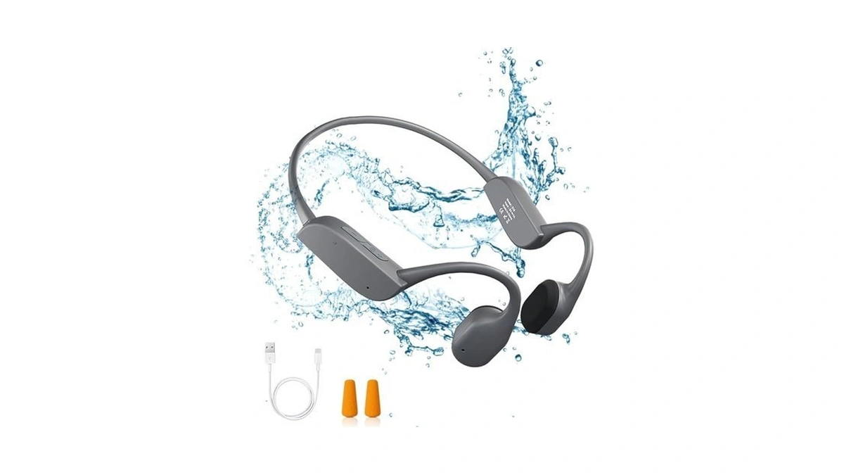 Vdjuuy Bone Conduction Headphones, Bluetooth 5.2 Open Ear Headphones With