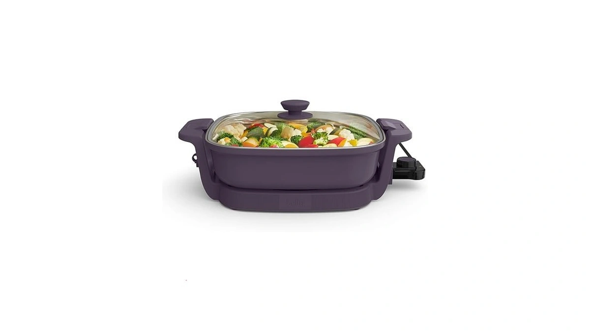 Bella Make & Take Electric Skillet, Fits-anywhere™ Kitchenware, Evergood™ Ceramic