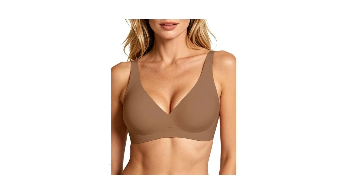 As Fairy Seamless Wireless Bra With Support And Lift Deep