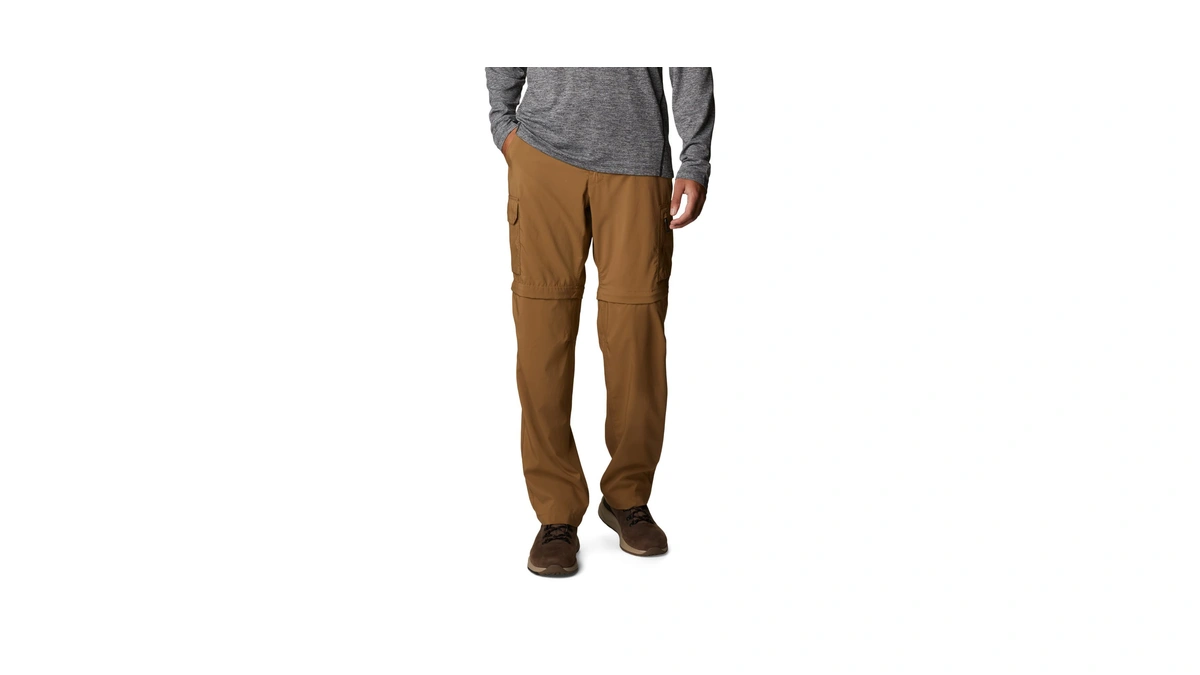 Columbia Mens Silver Ridge Utility Convertible Hiking Pant, Delta, 44