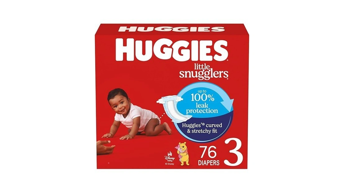 Huggies Size 3 Diapers, Little Snugglers Baby Diapers, Size 3