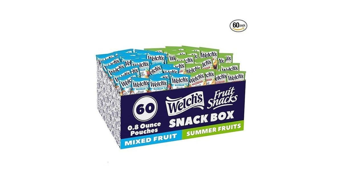 Welch's Fruit Snacks, Mixed Fruit & Summer Fruits Snack Box,