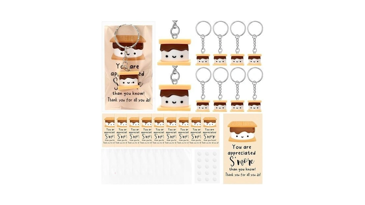 Kigley Inspirational Marshmallow Keychain Bulk Back To School Gifts Mini