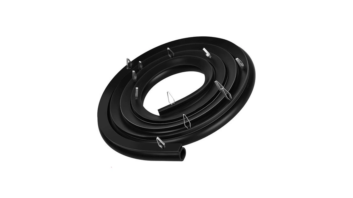 316239700 Range Oven Door Seal Gasket(l50.45 Inchs)with 12 Mounting Clips
