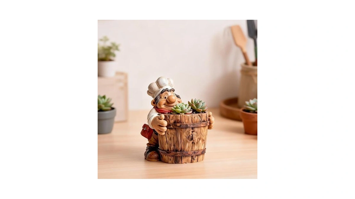 Chef Planter Resin Molds, 3d Silicone Mold Epoxy Resin Casting