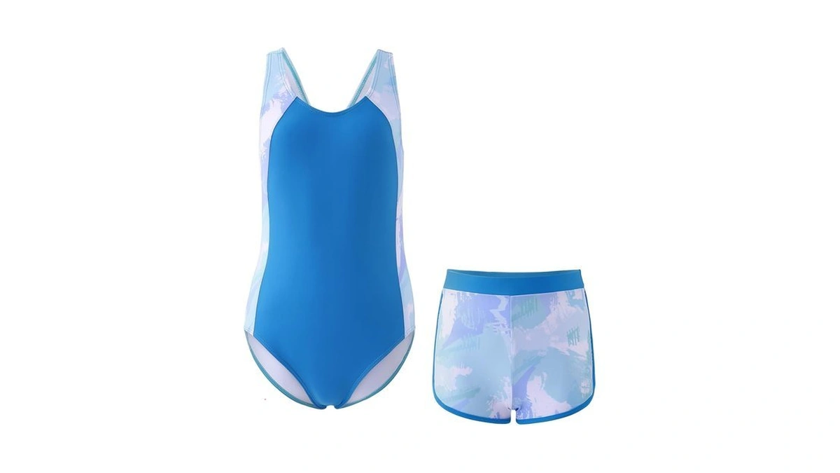Kukume Girls One Piece Swimsuits 2 Piece Girl Bathing Suit